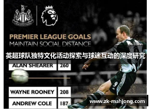 英超球队独特文化活动探索与球迷互动的深度研究